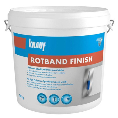 Шпаклівка готова фінішна KNAUF Rotband Finish, 28 кг