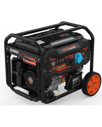 Бензиновий генератор GENERGY LIMITED 7000 RC V2 (7 кВт, на колесах)