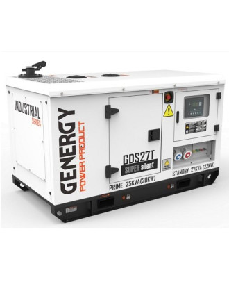 Дизельний генератор GENERGY GDS27T (22 кВт, 400 В, у кожусі)