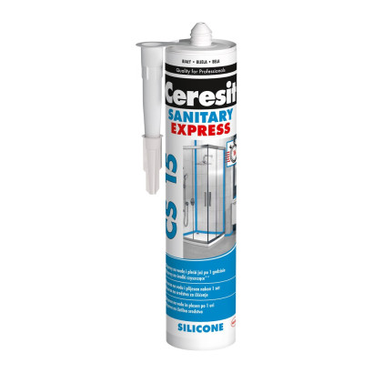 Герметик санітарний Ceresit CS 15 Sanitary Express, 280 мл